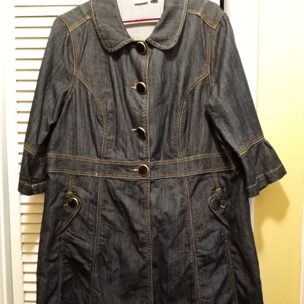 Cato Women's dressy Jean Jacket